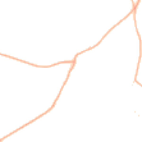 Daytime road noise heatmap for EX4 0AB