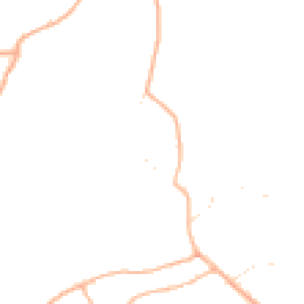 Daytime road noise heatmap for EX4 0AF