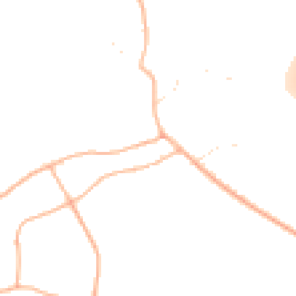 Daytime road noise heatmap for EX4 0AH