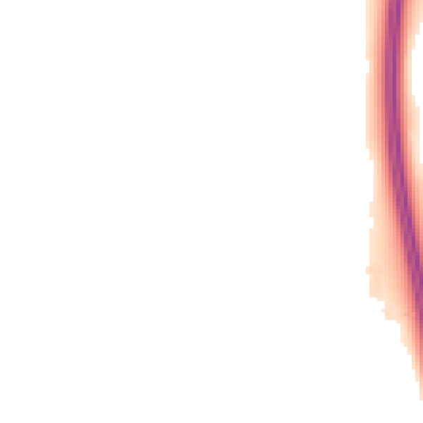 Night-time road noise heatmap for EX4 0AQ