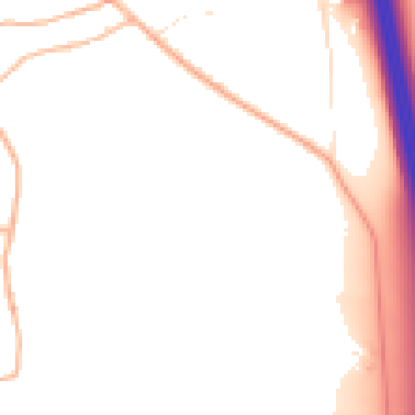 Daytime road noise heatmap for EX4 0AU