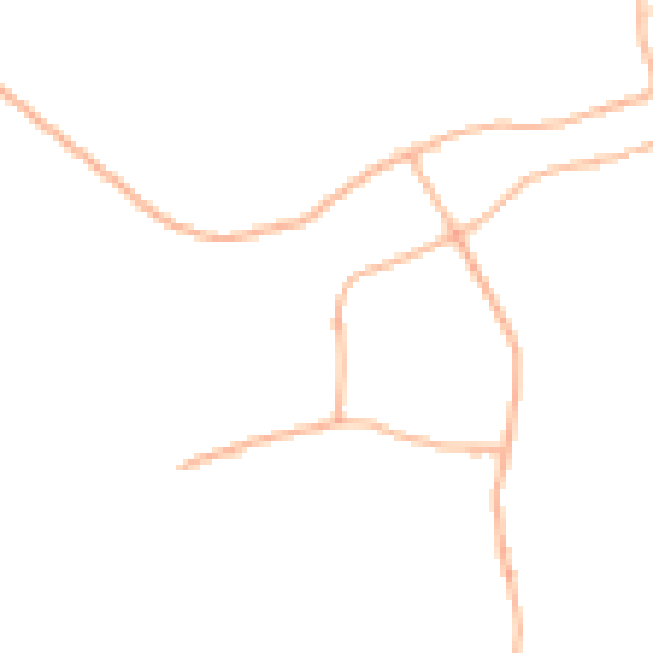 Daytime road noise heatmap for EX4 0AZ