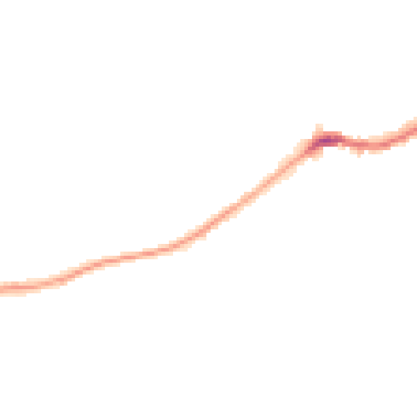 Night-time road noise heatmap for EX4 1LL