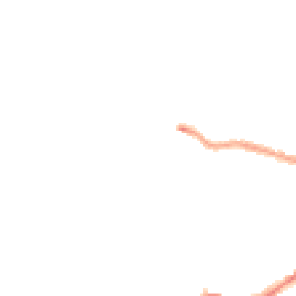 Night-time road noise heatmap for EX4 1QU
