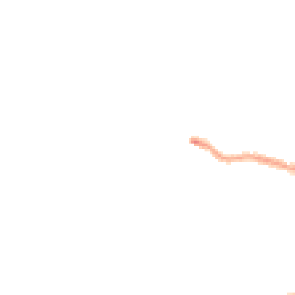 Night-time road noise heatmap for EX4 1RP