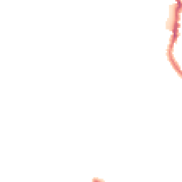 Night-time road noise heatmap for EX4 2BP