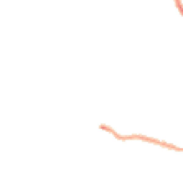 Night-time road noise heatmap for EX4 2BU