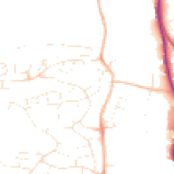Daytime road noise heatmap for EX4 2ES