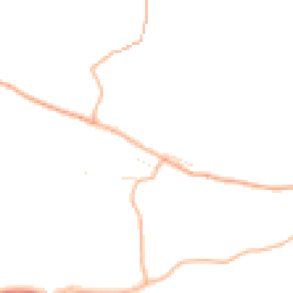 Daytime road noise heatmap for EX4 2JP