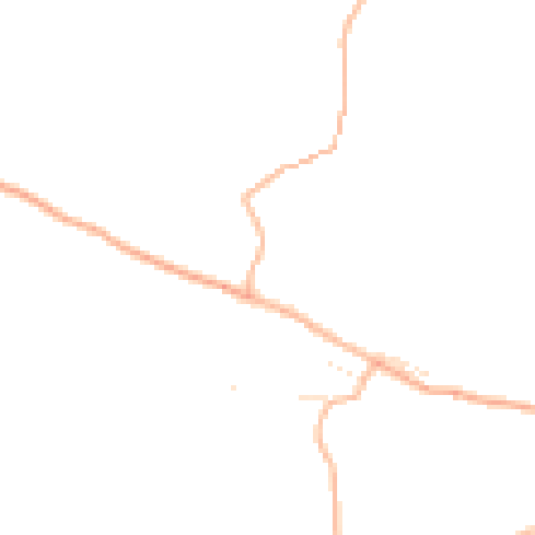 Daytime road noise heatmap for EX4 2JT