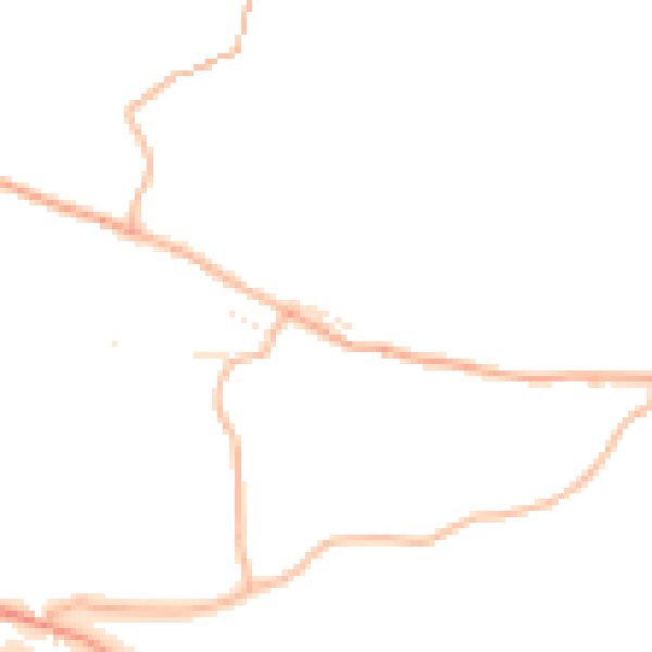 Daytime road noise heatmap for EX4 2JZ