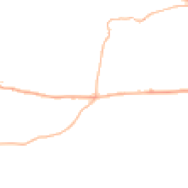 Daytime road noise heatmap for EX4 2LB