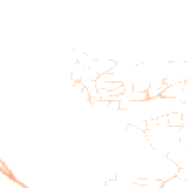 Daytime road noise heatmap for EX4 2PQ
