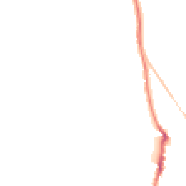Night-time road noise heatmap for EX4 2RE