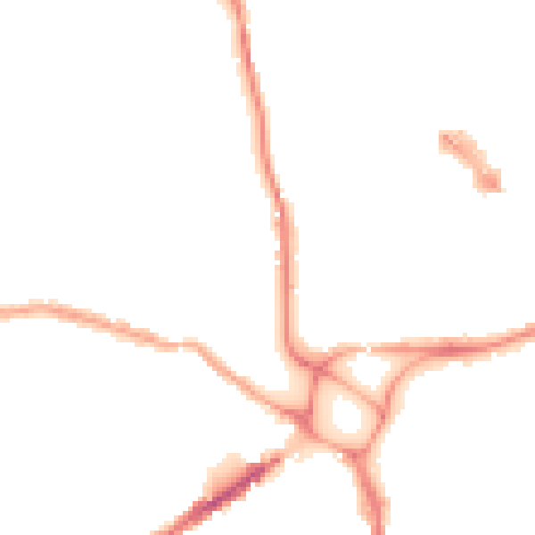 Night-time road noise heatmap for EX4 3BZ