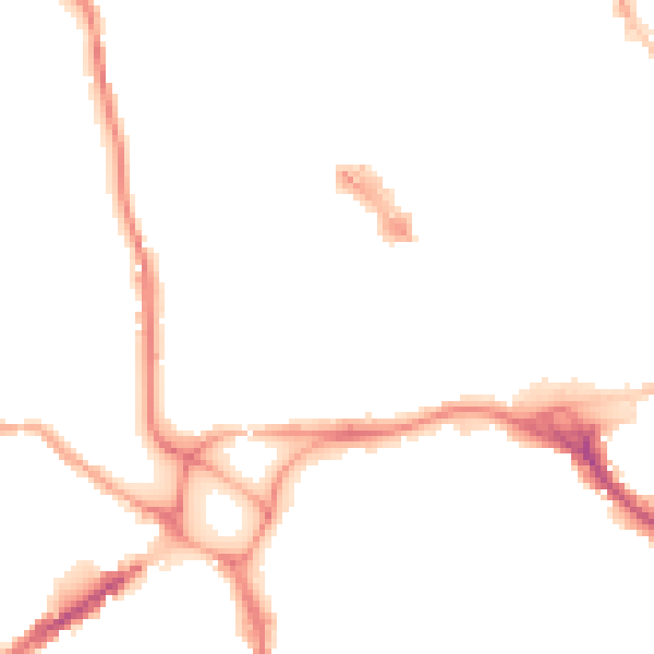 Night-time road noise heatmap for EX4 3DR