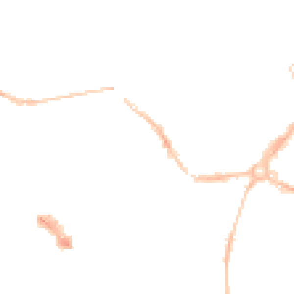 Night-time road noise heatmap for EX4 3QG
