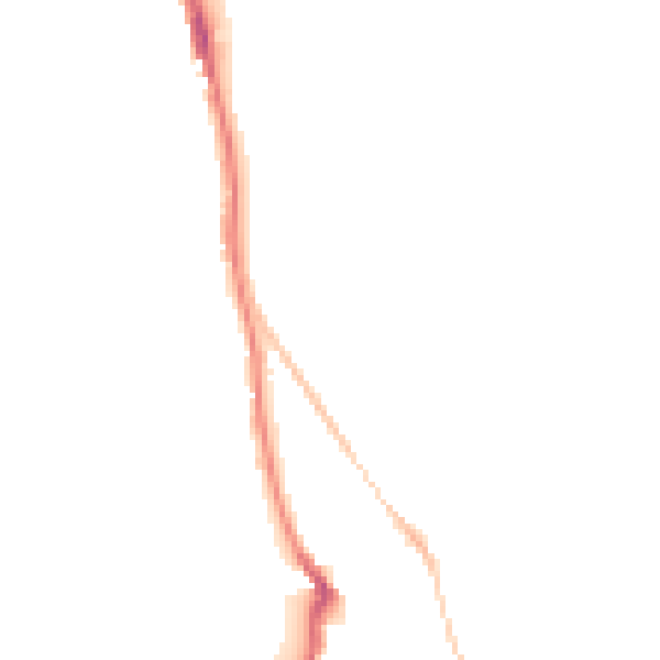 Night-time road noise heatmap for EX4 4AE
