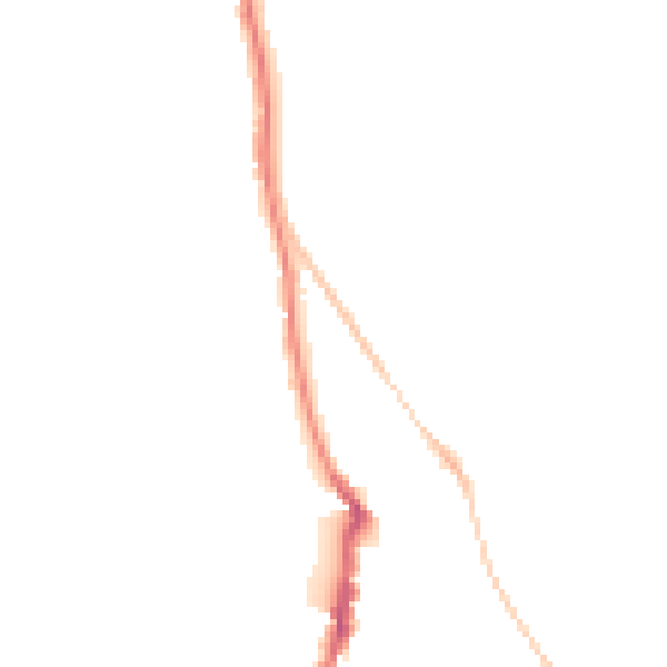 Night-time road noise heatmap for EX4 4AG