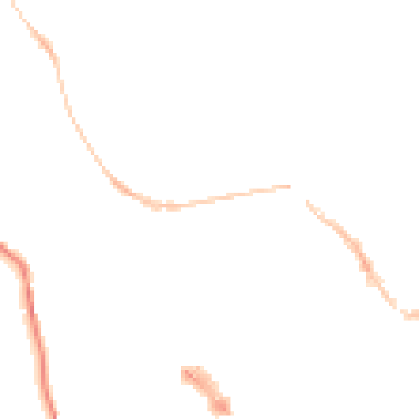 Night-time road noise heatmap for EX4 4JH