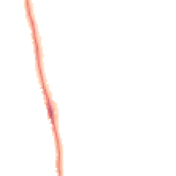 Night-time road noise heatmap for EX4 4QY