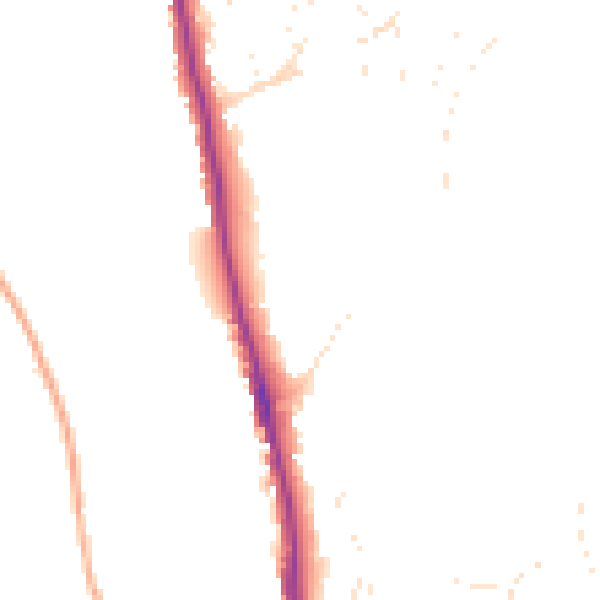 Daytime road noise heatmap for EX4 4RG