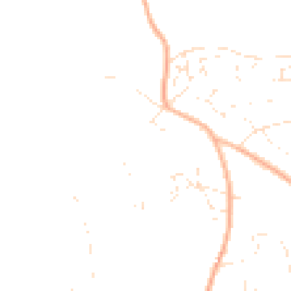 Daytime road noise heatmap for EX4 4RS