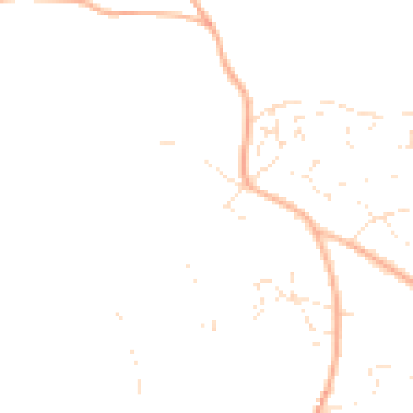 Daytime road noise heatmap for EX4 4RU