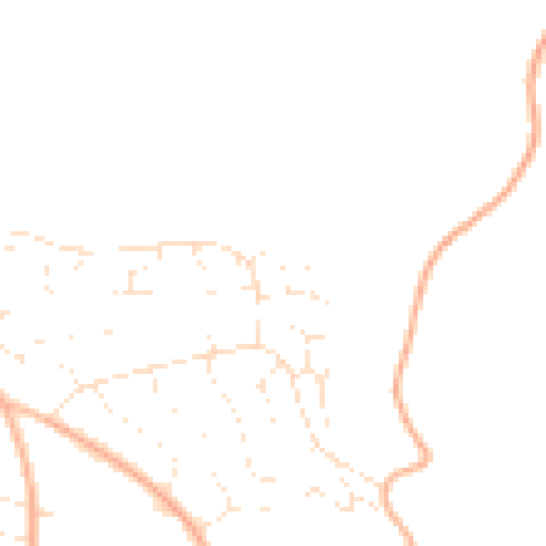Daytime road noise heatmap for EX4 5BA