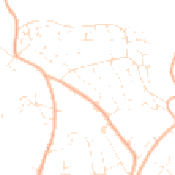 Daytime road noise heatmap for EX4 5DJ