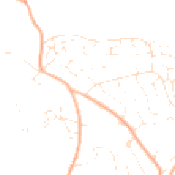 Daytime road noise heatmap for EX4 5DQ