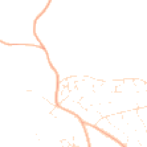 Daytime road noise heatmap for EX4 5ET