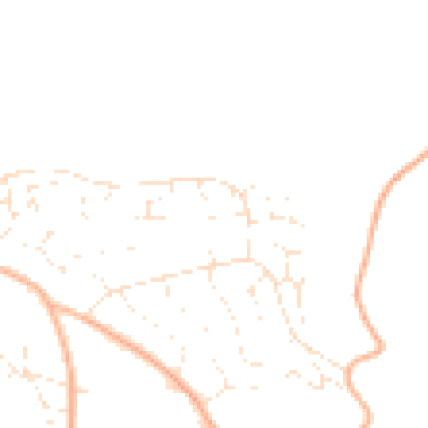 Daytime road noise heatmap for EX4 5EZ