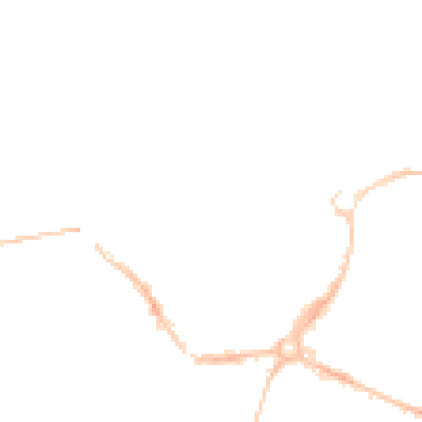 Night-time road noise heatmap for EX4 6AY