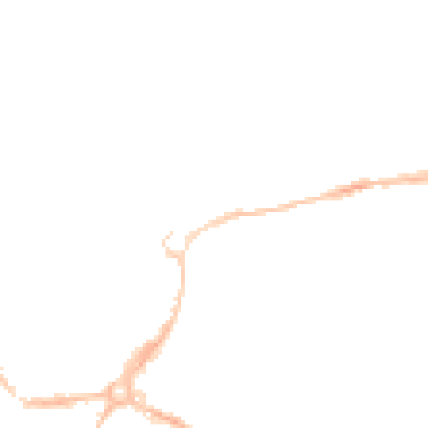 Night-time road noise heatmap for EX4 6SG