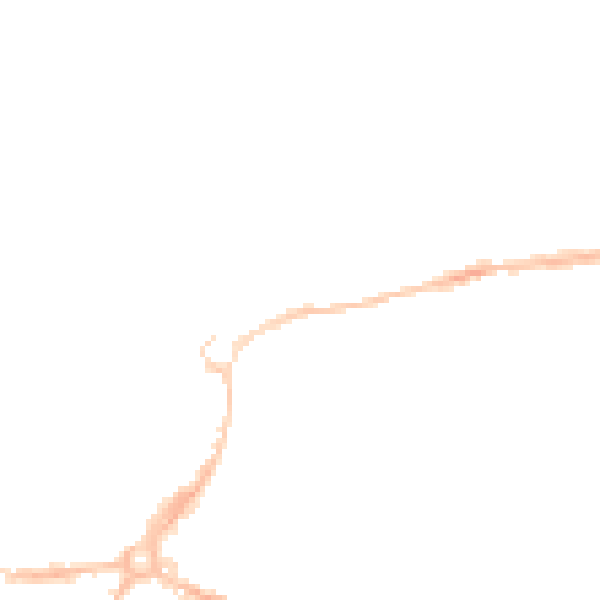 Night-time road noise heatmap for EX4 6SP