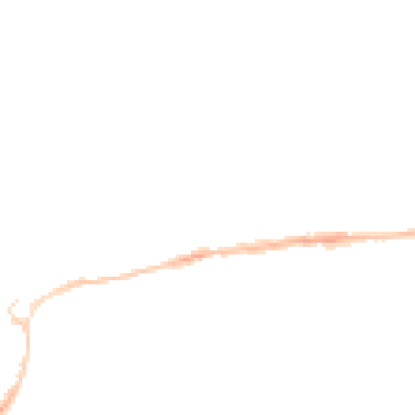 Night-time road noise heatmap for EX4 7AA