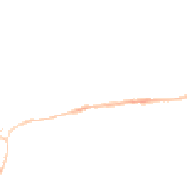 Night-time road noise heatmap for EX4 7AY