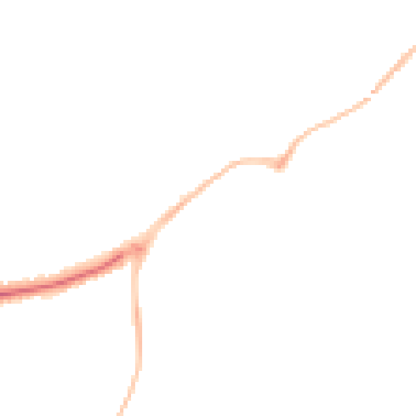 Night-time road noise heatmap for EX4 8GA