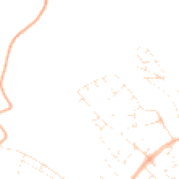 Daytime road noise heatmap for EX4 9EJ