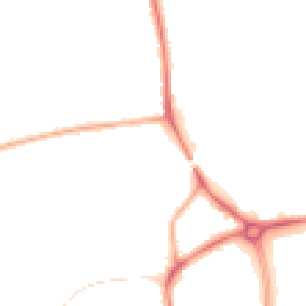 Night-time road noise heatmap for FY2 0AT