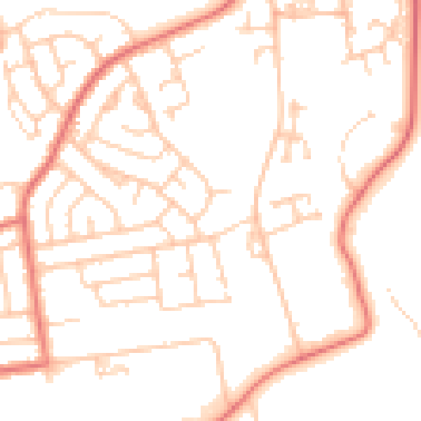 Daytime road noise heatmap for FY2 0BP