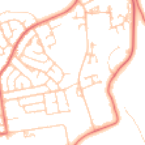 Daytime road noise heatmap for FY2 0BS