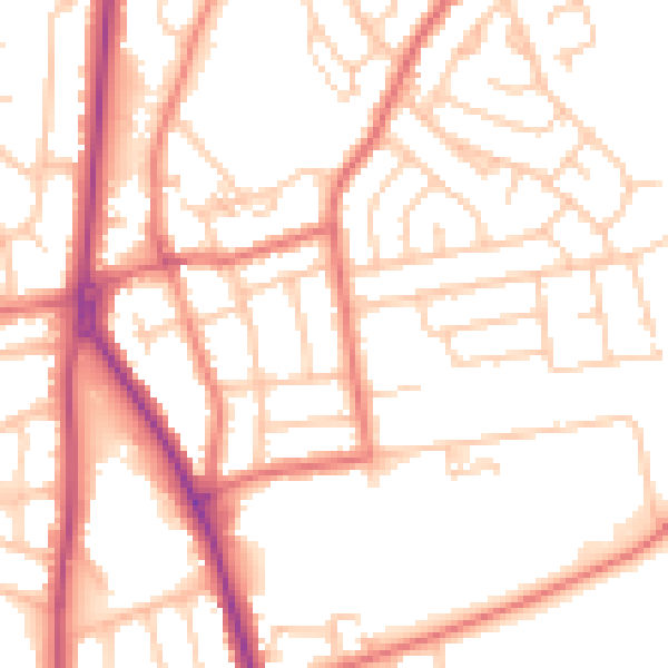 Daytime road noise heatmap for FY2 0DH