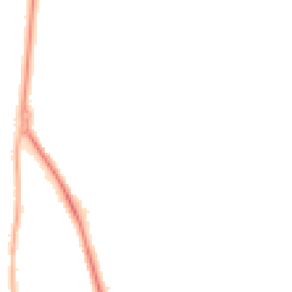 Night-time road noise heatmap for FY2 0DJ
