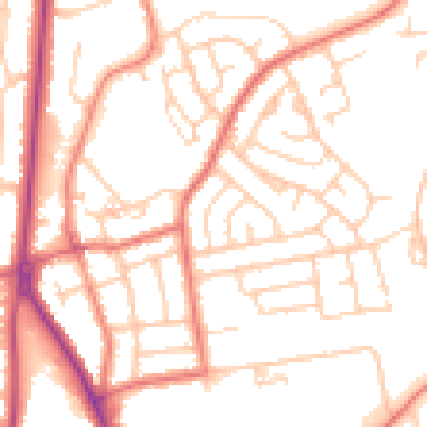 Daytime road noise heatmap for FY2 0ES