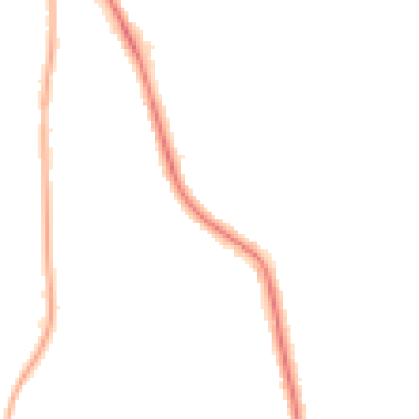 Night-time road noise heatmap for FY2 0LA