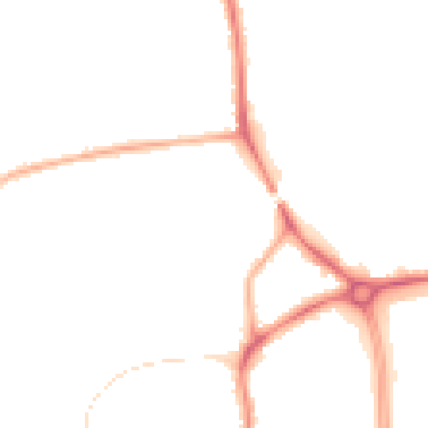 Night-time road noise heatmap for FY2 0SD