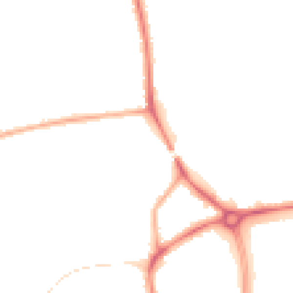 Night-time road noise heatmap for FY2 0SX