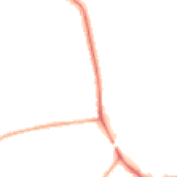 Night-time road noise heatmap for FY2 0TD